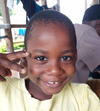 Sorriso de uma criança